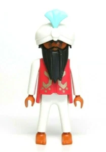 Playmobil Figura Circo Atto Serpente Incantatore Principe Indiano Turbante Barba Lunga 3398 - Foto 1 di 1