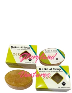 RETIN - A Remove Acne Soap 24K Anti-Aging Acne Removal & Brighten Skin Lotion. - Picture 1 of 11