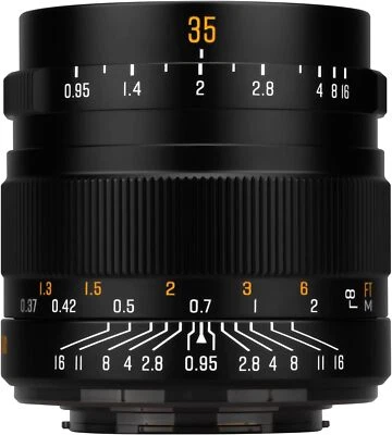 Brightin Star 35mm F0.95 APS-C Lens for Canon EOS-M/RF Sony E Fuji X Nikon Z M43 - Image 1 of 4