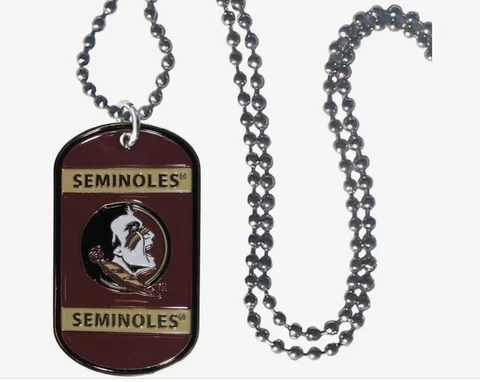 Siskiyou NCAA Dogtag Necklaces Florida Seminoles Cover