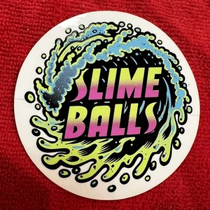 π₯ Santa Cruz Slime Balls Wheels Puff Balls Skateboard Vinyl Sticker Decal 3.5β - Picture 1 of 4