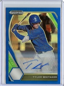 2021 Panini Prizm Draft Picks Base Auto Prizms Blue #87 Tyler Whitaker #63/99 - Imagen 1 de 1