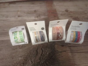 NEW Set of 4 Recollections Washi Crafting Tape Scrapbooking  - Picture 1 of 1