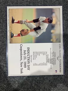 Carl Yastrzemski 8x10 HOF Induzione Non Firmato Boston Red Sox - Foto 1 di 1