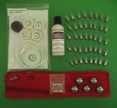 Gottlieb Queen of Diamonds 1959/Kit de mantenimiento de pinball World Beauties 1960 Foto 1 de 2