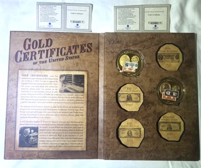 Gold Certificates Of The United States coin Set 2 out of 6 - Image 1 of 4