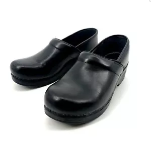 Zuecos Dansko XP 2.0 Mujer Talla 40 Negro Cuero Profesional Enfermería Comodidad - Imagen 1 de 7