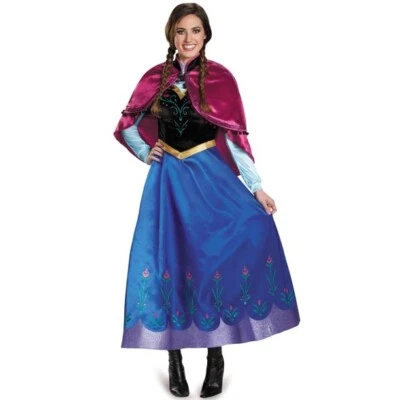 Disney Frozen Anna Prestige Adult Halloween Costume Size Large - Image 1 of 2