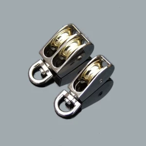 1 pieza Polea giratoria de metal para aparejos elevador cuerda elevadora colgante rueda de elevación - Imagen 1 de 12
