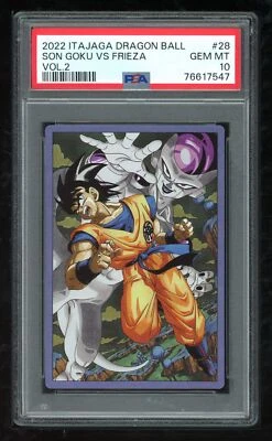 Dragon Ball Japanese Itajaga 2 28 Son Goku Vs Frieza 2002 Card PSA 10 76617547 - Image 1 of 2