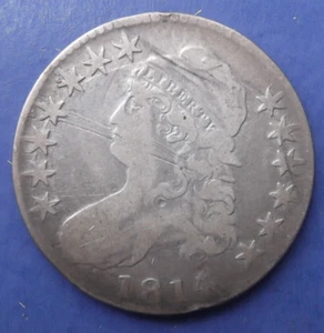 1814/3 Capped Bust Half Dollar - feine Details - Bild 1 von 3