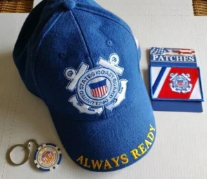 COAST GUARD CAP / PATCH SET - Picture 1 of 4