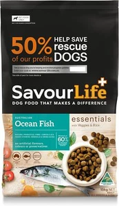 Savourlife Essentials Adult Ocean Fish Dry Dog Food 15kg Nutrition Diet Pet - Picture 1 of 13