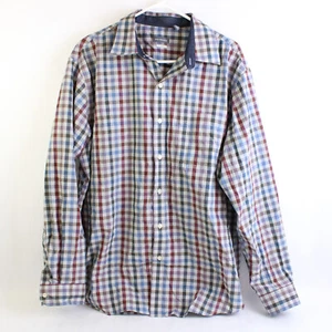 Van Heusen Corte Clásico Multicolor Vichy Botón-para Arriba Hombres Camisa XL - Imagen 1 de 5