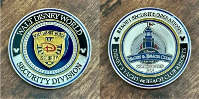 Moneda Desafío Walt Disney World Security Division Yacht & Beach Resort FL Foto 1 de 4
