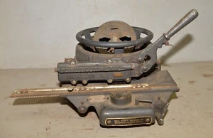 Vintage cast iron Ideal stencil machine No 3 collectible industrial sign tool - Picture 1 of 11