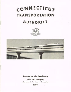 1966 CONNECTICUT TRANSPORTATION AUTHORITY ANNUAL REPORT - EXC COND! - Picture 1 of 2