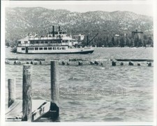1979 Press Photo MS Dixie Passenger Ship 1970s Lake Tahoe