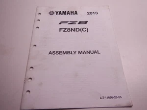 2013 Yamaha FZ8ND(C) Assembly Manual FZ8 LIT-11666-26-55 13 - Picture 1 of 4