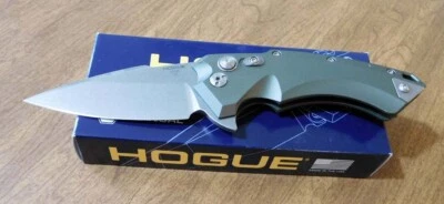 CUCHILLOS HOGUE Nuevo 34571 OD Mango de Aluminio Verde X5 Liso CPM154 Bld Cuchillo/Cuchillos Foto 1 de 2