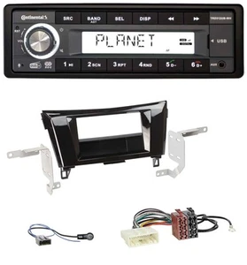 Continental USB 1DIN AUX DAB MP3 Autoradio für Nissan X-Trail 2014-2022 Klavierl - Bild 1 von 10