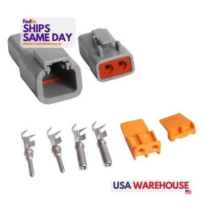 Msd Ignition 8184, Kit Deutsch 2-Pin Connector High Performance & Racing Parts - Image 1 of 4