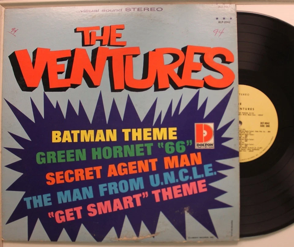 The Ventures Lp Self-Titled On Dolton - Vg++/ Vg+ To Vg++ Foto 1 de 1