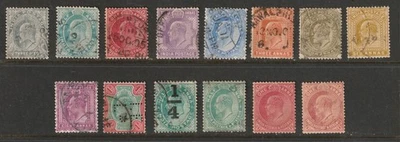 India: Lote 12 - Franqueo (1902-06 - En estado bastante bueno - Como nuevo H & U) 2025 Scott Cat. Val. $14,90 Foto 1 de 4