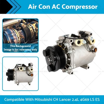 Air Conditioning AC Compressor Suitable for Mitsubishi CH Lancer 2.4L 4G69 LS ES - Image 1 of 4