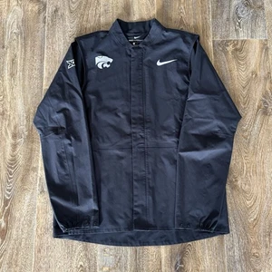 Chaqueta Nike Kansas State Wildcats Grande Negra Hypershield Hyperadapt Team Issue - Imagen 1 de 13