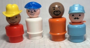 Lote de 4 Little People Fisher Price vintage con Sesame Street Gordon - Imagen 1 de 5