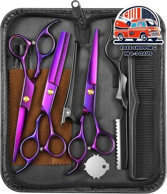 Tijeras de barbero Tijeras multifuncionales para entrar del cabello NUEVO US Foto 1 de 4