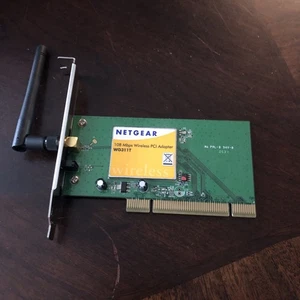 NETGEAR WPN311 V1H2 32 BIT WIRELESS PCI ADAPTER - Picture 1 of 2