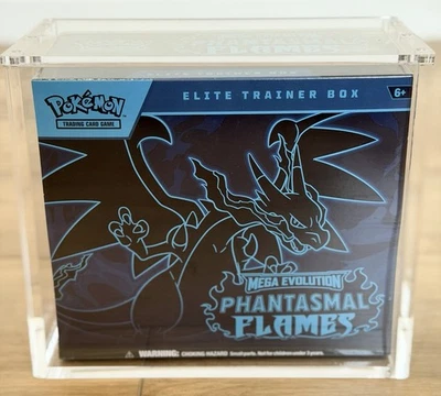 Pokemon ETB Acrylic Display Case Magnetic Lid UV Protection - Elite Trainer Box - Image 1 of 4