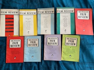  Set of The Penguin Film Review Late 1940's 9 volumes  - Image 1 of 4