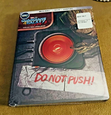 Guardians of the Galaxy Vol. 2 SteelBook Blu-Ray + DVD - Best Buy Exclusive Foto 1 de 4