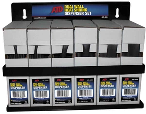 ATD Dual Wall Heat Shrink Tubing Dispenser Set/ Assortment w/Mounting Rack #306 - Picture 1 of 1
