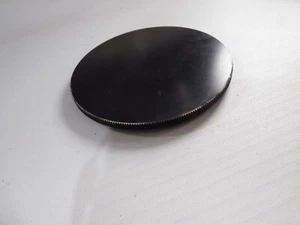 PLAIN BLACK 77mm SCREW IN Metal Lens Cap GOOD QUALITY CAP - Picture 1 of 3
