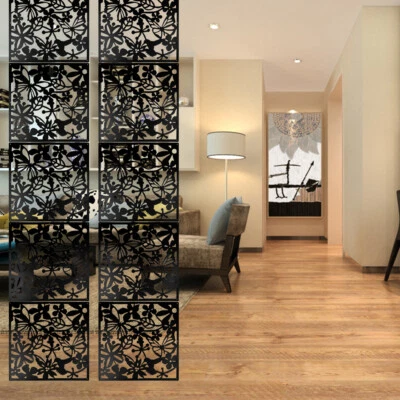 12/24件装悬挂房间分隔板PVC屏幕面板客厅卧室办公室艺术 — 第 1/4 张图片