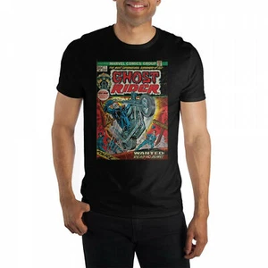 Marvel Ghost Rider Comic Cover T-Shirt Black - Picture 1 of 1