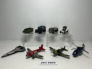 MIXED BUNDLE OF 80/90 MATCHBOX DIECAST VECHICLES Cars Helicopter Plane - Joblot - Picture 1 of 12