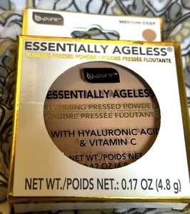 bpure Essentially Ageless Blurring Pressed Powder Medium-Deep Brand NEW in Box - Picture 1 of 2