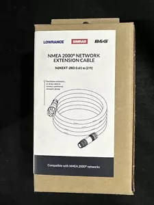Lowrance NMEA 2000 Network Extension Cable N2KEXT-2RD (2 ft) Genuine OEM - Picture 1 of 1