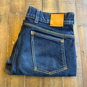 Jeans Origin Maine para hombre W34xL31 azul denim recto triple puntada EE. UU. - Imagen 1 de 19