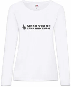 Mesa Verde Damen Langarm T-Shirt Better Company Call Logo Sign Symbol Bank Saul - Picture 1 of 1