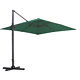 3M Square Patio Outdoor Parasol Umbrella Cantilever Gardern Shade Canopy w/Base
