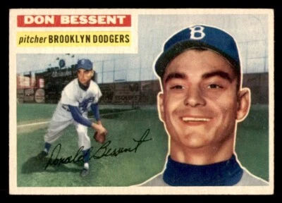 1956 Topps Baseball #184 Don Bessent EX *m2 - Image 1 of 2
