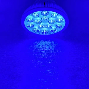 30W / 15W Ice Blue 470nm~475nm LED Lamp Spot Light Bulb PAR38 Plant Aquarium - Picture 1 of 6