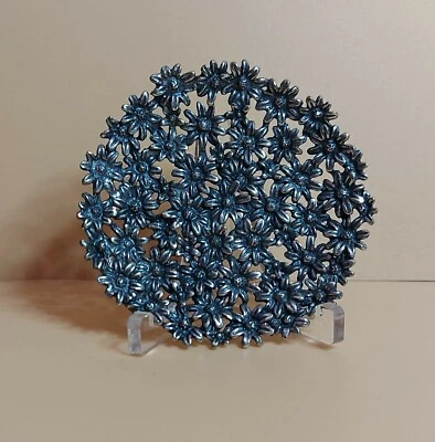  Giovanni Raspini argento 800 a forma di piattino o ciondolo  con margherite - Immagine 1 di 4