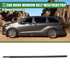 Front Left Door Window Belt Weatherstrip For Toyota Sienna 2011-2020 Black